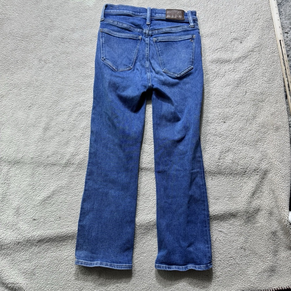 Madewell Jeans Womens 26 Blue Denim Cali Demi-Boot Bootcut Mid Rise Meas 25x24.5 - Picture 10 of 15